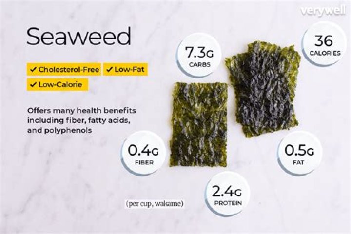 What nutrients are in dried seaweed