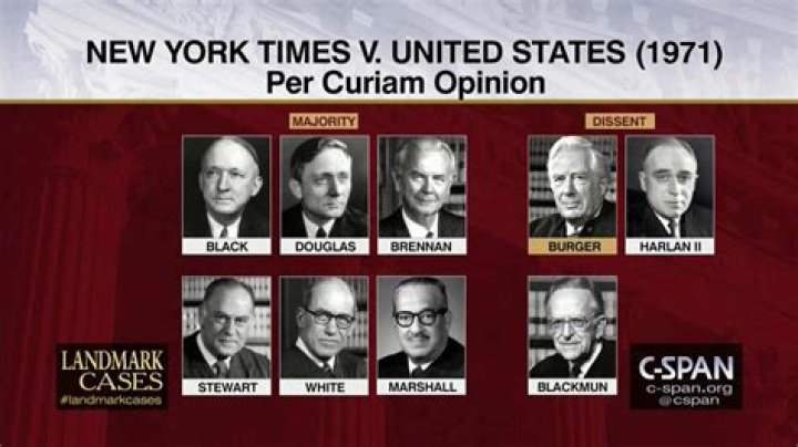 What was the US government seeking to do in the case of The New York Times v United States